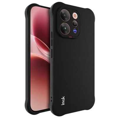 IMAK per vivo V70 5G / V70 Elite 5G Custodia TPU Cover per Telefono a Prova di Urto con Airbag - Nero Opaco