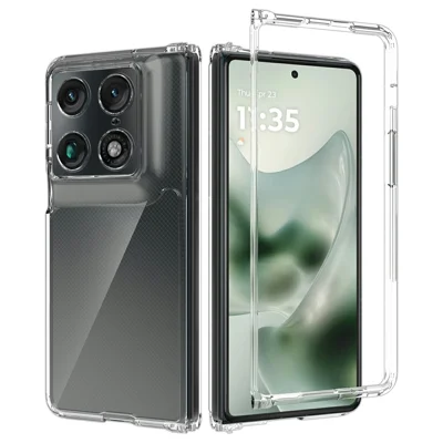 Прозрачный чехол для Motorola Razr Fold 5G, чехол из ТПУ+акрила, ударопрочный, задняя панель — прозрачный
