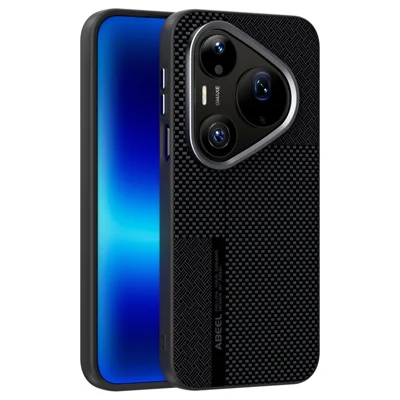 ABEEL For Huawei Pura 90 Pro Max Magnetic Case Ultra-thin 6D Printed Shockproof TPU PC Aluminum Alloy Leather Phone Cover - Guardian Model 2 No. 2