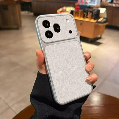 Pour Honor 600 Pro 5G Coque Texture Cuir PU Antichoc TPU Housse de Protection pour Téléphone - Blanc