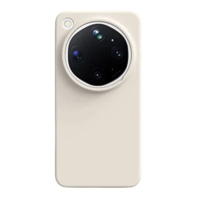 Funda para Oppo Find X9 Ultra 5G - Funda de Silicona Líquida Suave al Tacto y PC, Color Blanco Antiguo