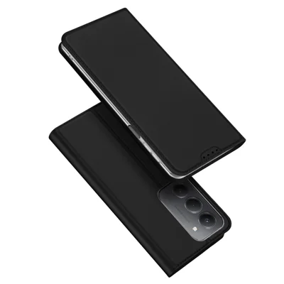 DUX DUCIS para Xiaomi Poco M8s 5G Funda  Serie Skin Pro Funda de Cuero con Soporte y Bolsillo para Tarjetas - Negro
