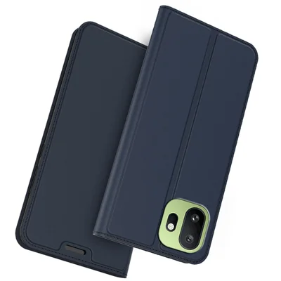Capa para Telemóvel OnePlus 15T 5G em Pele Sintética com Suporte e Porta-cartões - Azul