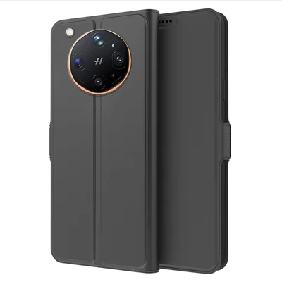 For Oppo Find X9 Ultra 5G Case Shockproof TPU Inner Shell Leather Phone Cover Card Slot - Black