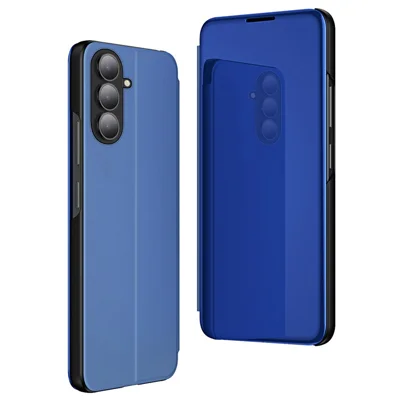 For Samsung Galaxy A27 5G Flip Leather Cover with Stand Full Body Protective Phone Case - Blue