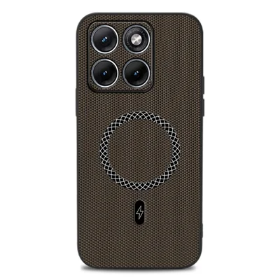 Case For Motorola Edge 70 5G  /  Moto X70 Air 5G Triangle Texture PU Leather Shockproof Ultra Thin Cover - Brown