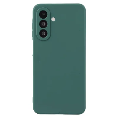 For Samsung Galaxy A27 5G Case Precise Cutouts Straight Edge TPU Shockproof Phone Cover - Army Green
