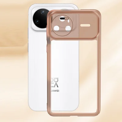 Coque pour Huawei nova 15 Pro 5G, coque de protection PC transparente avec dissipation de chaleur creuse - Orange