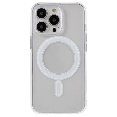 Custodia Magnetica per iPhone 13 Pro Max 6.7 pollici, Cover Telefono in Acrilico Rigido e TPU Morbido Trasparente Compatibile con MagSafe