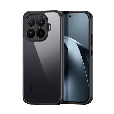  DUX DUCIS for Xiaomi 17T Aimo Series PC + TPU Clear Back Phone Cover (REACH Certification) - Black