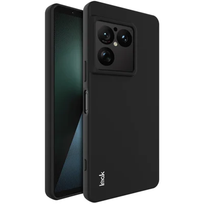 IMAK UC-3-serie voor Sony Xperia 1 VIII hoesje mat anti-vingerafdrukken zachte TPU-cover - Zwart