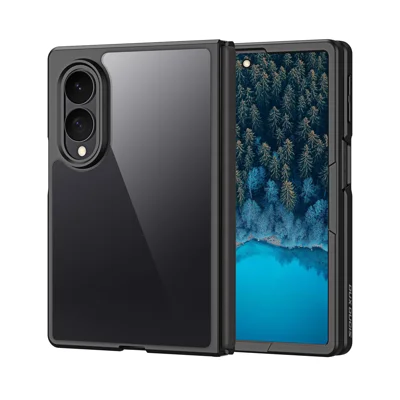 DUX DUCIS per Samsung Galaxy Z Fold 8 Wide Aimo Series Custodia per Telefono con Schienale Trasparente in PC + TPU (Certificazione REACH) - Nero