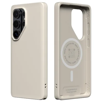 RHINOSHIELD Série SolidX pour Samsung Galaxy S26 Ultra Étui magnétique TPE Antichoc - Coque Beige