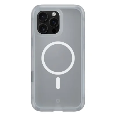 غطاء RHINOSHIELD AirX سلسلة لهاتف iPhone 16 Pro المغناطيسي TPE لحماية من السقوط - رمادي فلوكس