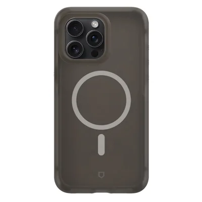 RHINOSHIELD سلسلة AirX لهاتف iPhone 15 Pro Max غطاء هاتف مغناطيسي TPE بحماية من السقوط - أسود فيرو