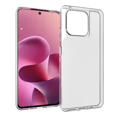 För Motorola Moto G37 5G / G47 5G skal Vattenmärkesresistent TPU mobil bakplatta - Transparent