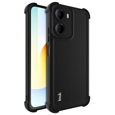 IMAK For Xiaomi Redmi 15a 5G Case TPU Phone Cover Airbag Shockproof Protection - Matte Black