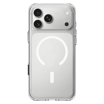 RHINOSHIED for iPhone 17 Pro Magnetic Case Clear PC + TPE Drop Protection Phone Back Cover - Transparent