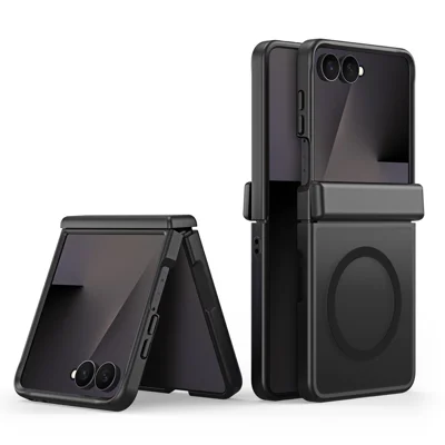 DUX DUCIS per Samsung Galaxy Z Flip8 Custodia Magnetica Serie Yind Cover per Telefono in PC+TPU - Nero