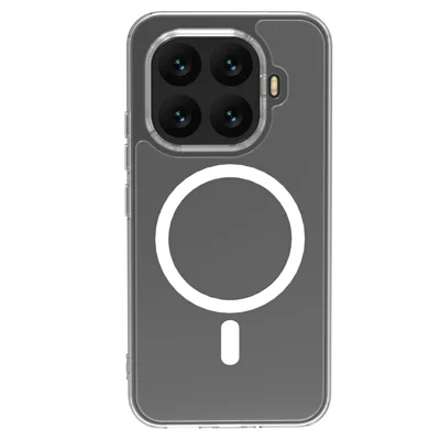 Coque magnétique LEREACH TOC Series pour Xiaomi 17T, housse en TPU + acrylique - Transparent