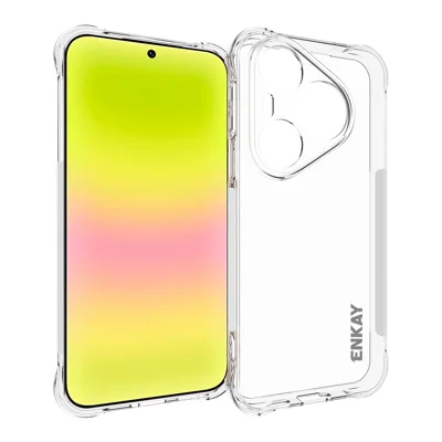  HAT PRINCE for Huawei Pura 90 Pro ENKAY  Clear Phone Case Shockproof Anti-slip TPU Cover - Transparent