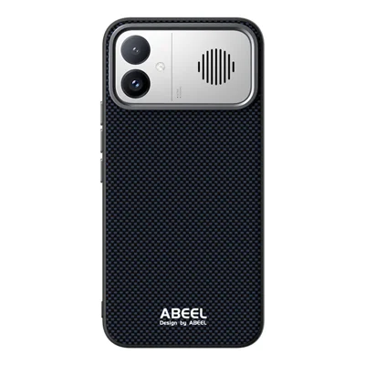 ABEEL Coque Magnétique pour Xiaomi Redmi K90 Max 5G Imprimée en PC TPU, Alliage d'Aluminium, Cuir, Étui pour Téléphone - Noir