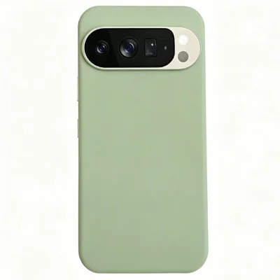 For Google Pixel 11 Pro XL / Pixel 10 Pro XL Case Silicone Shockproof Phone Protective Cover Shell - Matecha Green