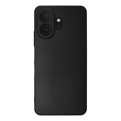 For TCL NxtPaper 70 Pro 5G Candy Color Phone Shell Matte TPU Phone Case Soft Smartphone Back Covering Cover - Black
