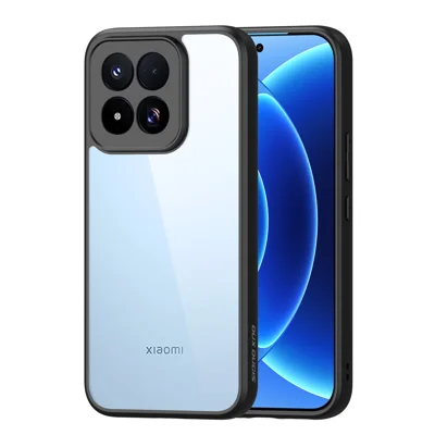 DUX DUCIS til Xiaomi 17 Max Aimo-serie, telefonbeskytter med klart bagstykke i PC + TPU (REACH-certificering) – Sort