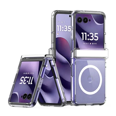 DUX DUCIS для Motorola Razr 2026 / Motorola Razr Ultra 2026 5G / Motorola Razr 70 Ultra / Motorola Razr 70 / Motorola Razr Ultra 2025 5G / Motorola Razr 2025 / Motorola Razr 2024 / Motorola Razr+ 2024 / Motorola Razr+ 2025 / Motorola Razr 60 Ultra 5G / Motorola Razr 60 / Motorola Razr 50 Ultra 5G / Motorola Razr 50 5G / Motorola Razr 70+ Clin Series Задняя крышка чехол PC + TPU Прозрачный чехол для телефона - Прозрачный