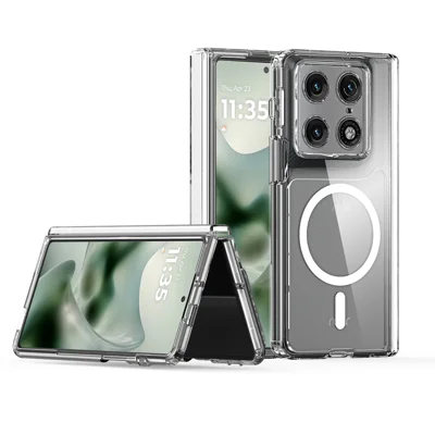 DUX DUCIS для Motorola Razr Fold 5G Clin Серия Задняя крышка Чехол из поликарбоната + TPU Прозрачный чехол для телефона - Прозрачный