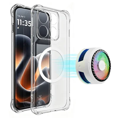 IMAK dla Motorola Edge 70 Pro 5G Obudowa Magnetyczna Airbag Ochrona Antyuderzeniowa Pokrowiec TPU - Przezroczysty