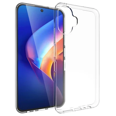 For TCL K70 Nxtpaper 5G Case Watermark Resistant TPU Phone Back Cover - Transparent