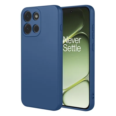 Funda de TPU suave con sensación de silicona líquida para OnePlus Nord 6 5G / Turbo 6V 5G, funda protectora blanda - Azul