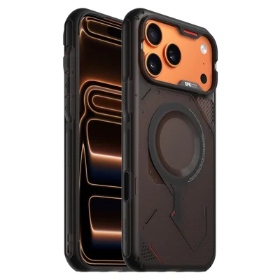 AULUMU A17 pour iPhone 17 Pro Max Coque Magnétique Dissipation de Chaleur TPU - Noir