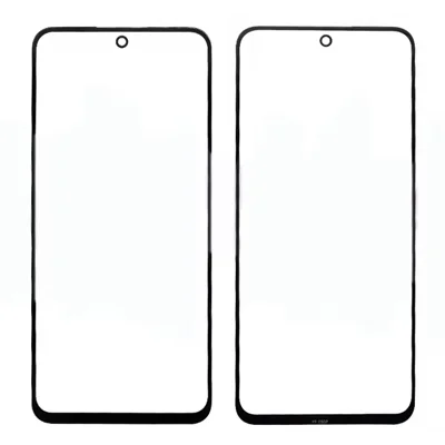 Lente in vetro anteriore per schermo per Honor X6c 4G + componente adesivo OCA (senza logo)