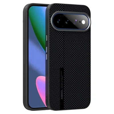 ABEEL for Google Pixel 11 Pro XL Magnetic Case Ultra-thin 6D Printed Shockproof TPU PC Aluminum Alloy Leather Phone Cover - Guardian Model 2 No. 2