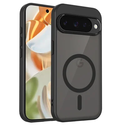 For Google Pixel 10 Magnetic Case Skin Touch Matte PC + TPU Anti-Drop Phone Cover - Translucent