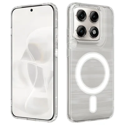 For Motorola Edge 70 Pro+ 5G / 70 Pro 5G Clear Phone Magnetic Case TPU + Acrylic Back Cover - Clear