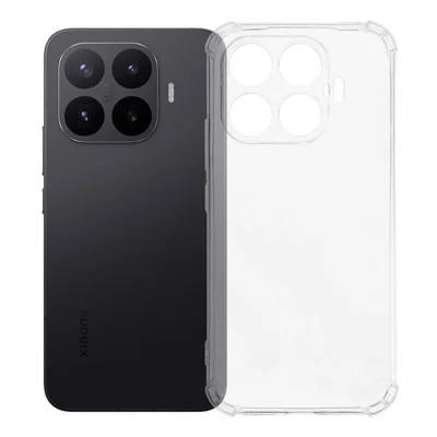 For Xiaomi 17T TPU Case Reinforced Corners Drop-proof Phone Cover - Transparent