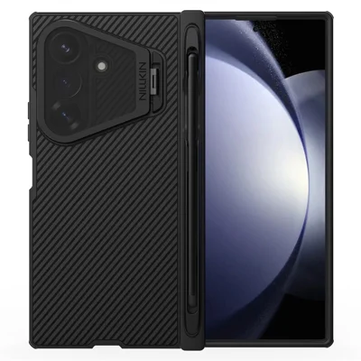 NILLKIN CamShield Prop Magnetic Series Dla Samsung Galaxy Z Fold8 Ultra Case PC Obudowa Telefonu z Przezroczystą Pokrywą Aparatu / Długopis Stylus