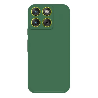 Für Motorola Edge 70 5G / Moto X70 Air 5G TPU-Hülle mit geradem Rand Schutzhülle - Mitternachtgrün