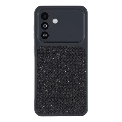 For Samsung Galaxy A57 5G Case Diamond Glitter TPU Shockproof Cover - Black