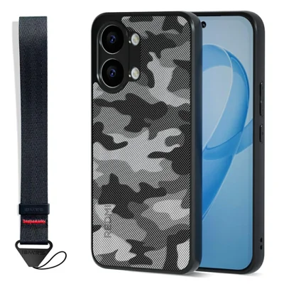 IBMRS Mobilbeskyttelse til Xiaomi Poco X8 Pro Max 5G Blød TPU + Hård PC Hylster med Håndbøjle (Præcise Udsparinger) - Kunstnerisk Camouflage