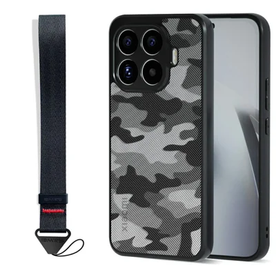 IBMRS Mobil Dækning til Xiaomi 17T Pro Blød TPU + Hård PC Case med Håndloe (Præcise Udsparinger) - Kunstnerisk Camouflage