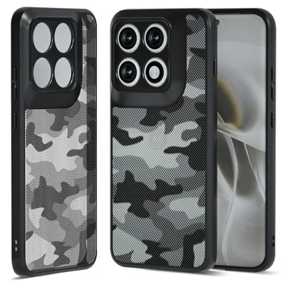 IBMRS til Motorola Edge 70 Pro 5G / 70 Pro+ 5G Taske, blød TPU-ramme, hård PC bagside, mod fald, telefonbeskytning - Kunstnerisk camouflage