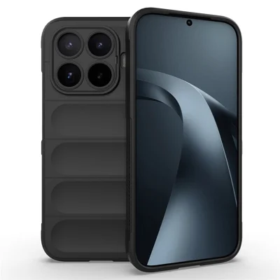 Telefoonhoesje voor Xiaomi 17T Anti-Drop Zachte TPU Robuuste Achterkant - Zwart