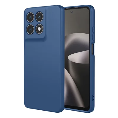 För Motorola Moto G37 5G / G37 Power 5G / G47 5G Skal med känsla av flytande silikon Mjukt TPU-skyddande mobilskal - Blå