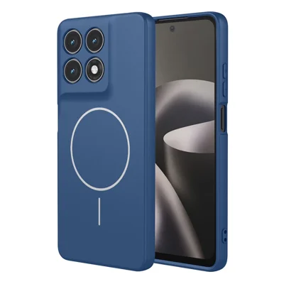 For Motorola Moto G37 5G  /  G37 Power 5G  /  G47 5G Magnetic Case Anti Drop Soft TPU Phone Back Cover - Blue