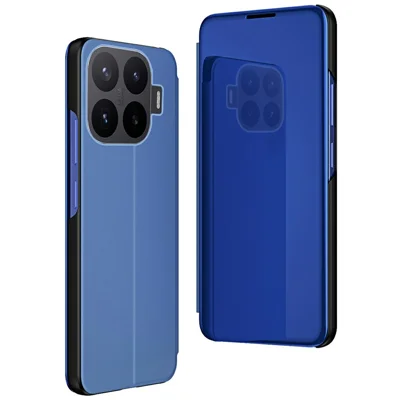 Voor Xiaomi 17T Flip Lederen Cover met Stand Full Body Beschermlaag - Blauw